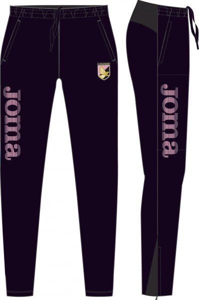 LONG PANTS TRAINING PALERMO BLACK POCKETS