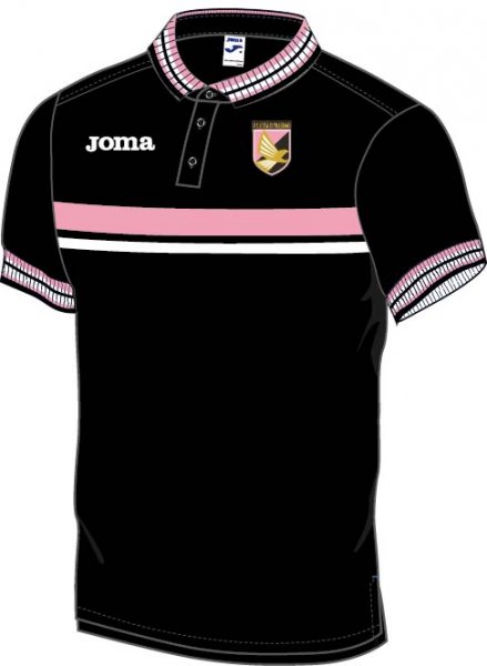 POLO CASUAL PALERMO BLACK-PINK S/S