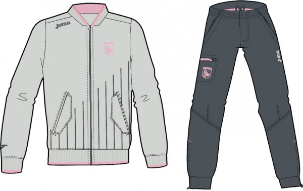 TRACKSUIT MICROFIBER HOTEL PALERMO GREY