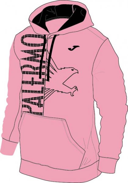 SWEATSHIRT SPORTWEAR PALERMO PINK-BLACK