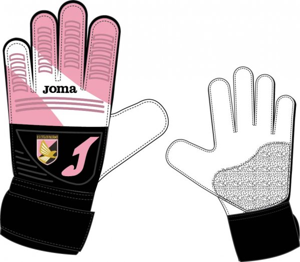 GOALKEEPER GLOVES PALERMO PINK-BLACK