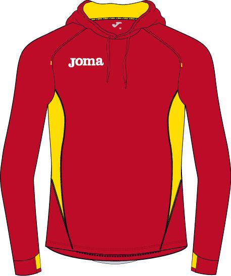 R.F.E.A. TRAINING HOODED SWEATSHIRT RED