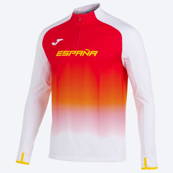 RFEA SWEATSHIRT WHITE HALF ZIP