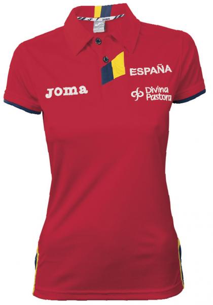 R.F.E.A. WOMEN POLO SHIRT RED
