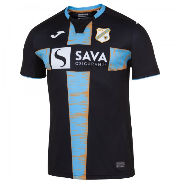 2ND T-SHIRT RIJEKA BLACK-SKYBLUE S/S