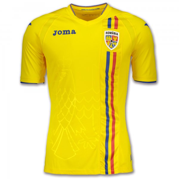 1ST T-SHIRT F.F. ROMANIA YELLOW S/S