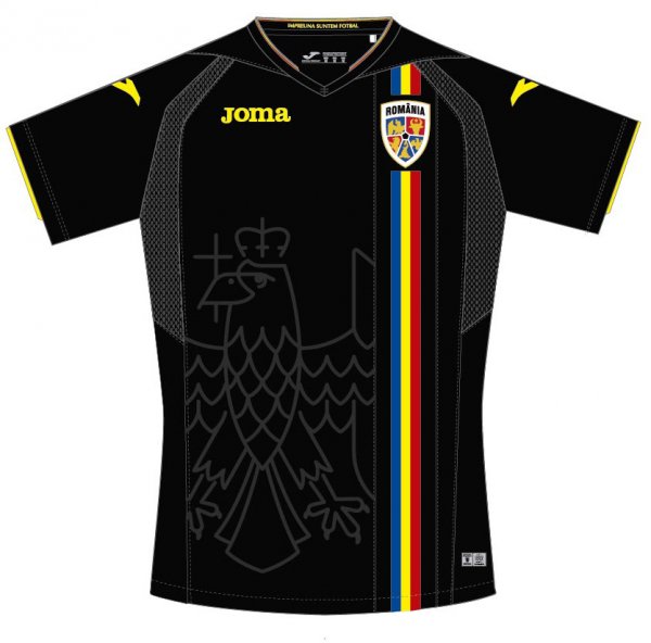 GOALKEEPER T-SHIRT F.F. ROMANIA BLACK S/S