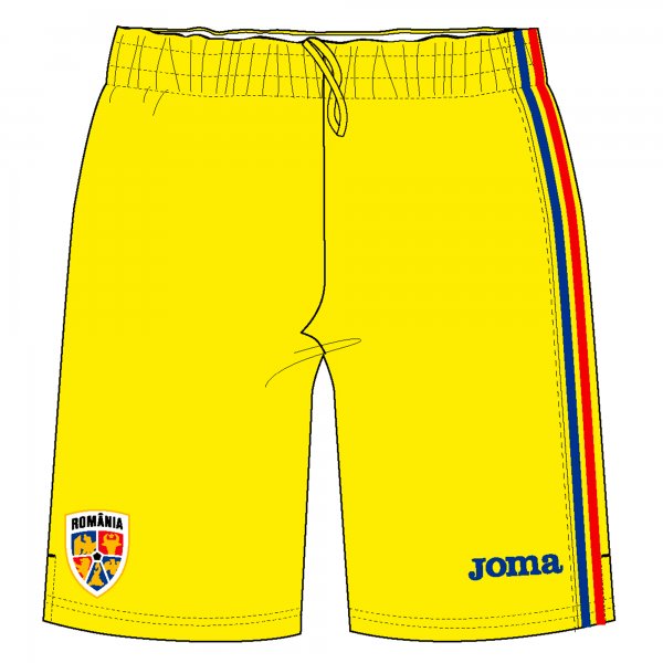 1ST SHORT F.F. ROMANIA YELLOW