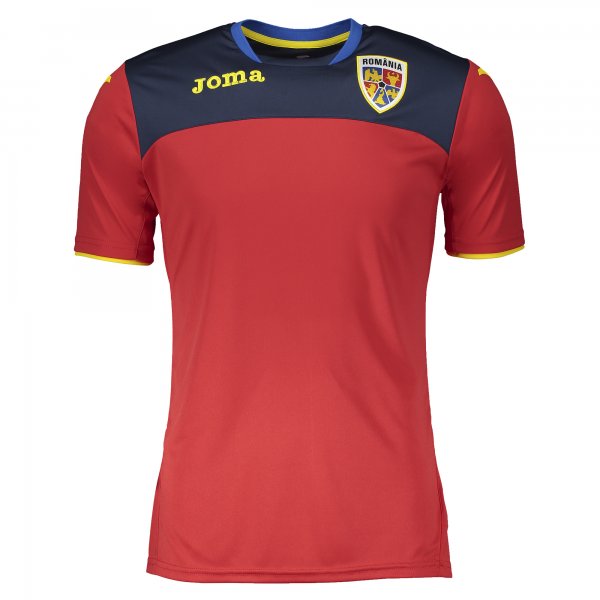 TRAINING T-SHIRT F.F. ROMANIA RED S/S