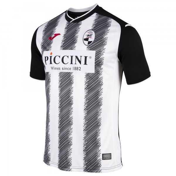 1ST T-SHIRT ROBUR SIENA WHITE-BLACK S/S