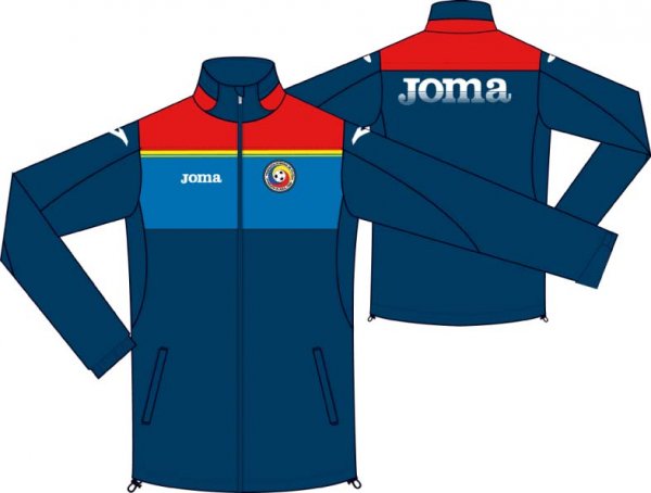 RAINJACKET TRAINING  F.A. RUMANIA BLUE
