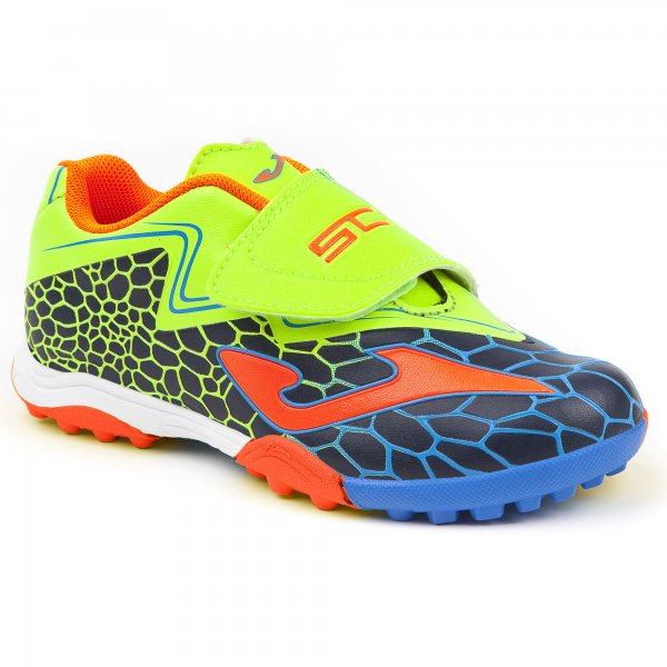SUPER COPA JR 804 NAVY-FLUOR TURF