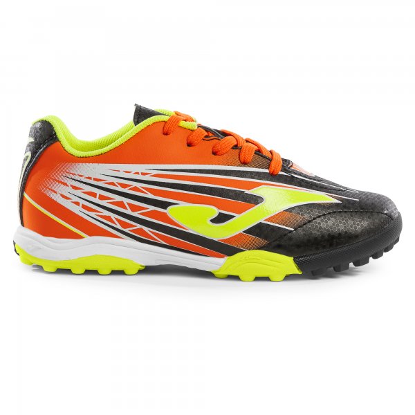 SUPER COPA JR 901 BLACK-ORANGE TURF