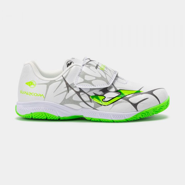 SUPER COPA JR 2502 WHITE FLUOR GREEN INDOOR