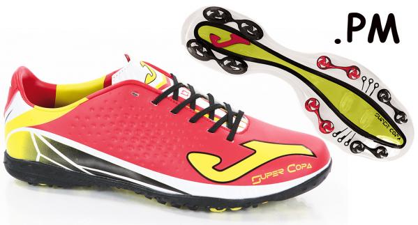 SUPERCOPA 306 RED-YELLOW MULTI-STUD