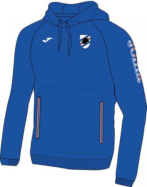 SWEATSHIRT HOODED SAMPDORIA ROYAL SHOP