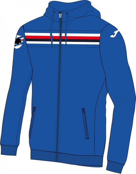 SWEATSHIRT HOODED SAMPDORIA ROYAL SHOP