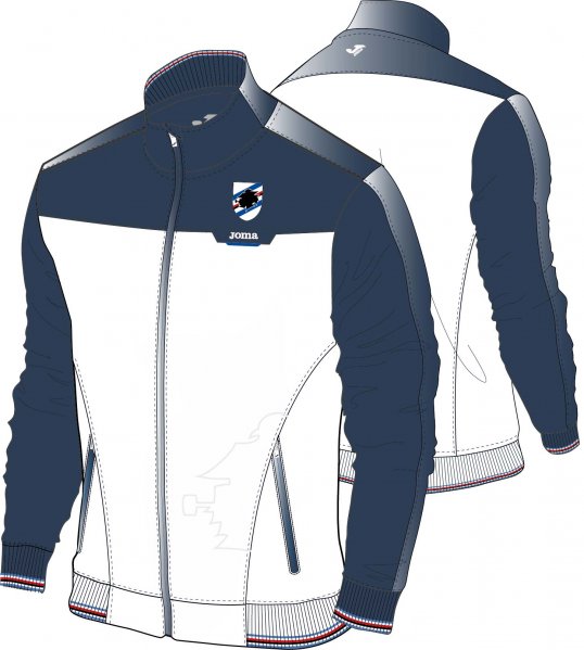 HOTEL JACKET MICRO. SAMPDORIA WHITE