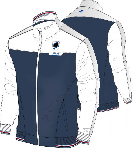 HOTEL JACKET MICRO. SAMPDORIA NAVY