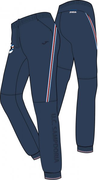HOTEL LONG PANTS MICRO. SAMPDORIA NAVY