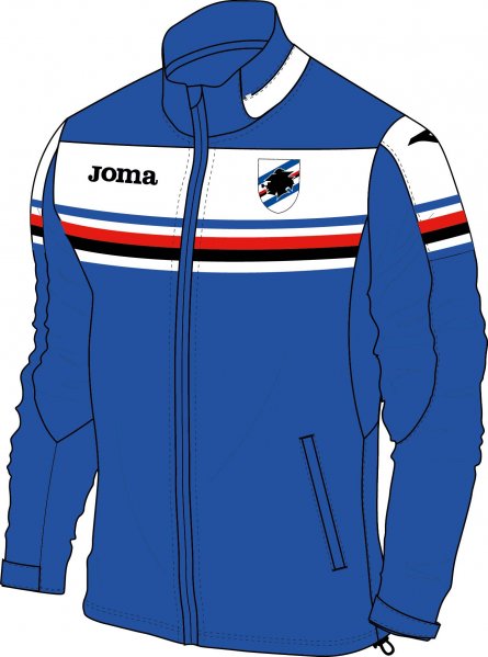 TRAINING RAINJAKCET SAMPDORIA BLUE