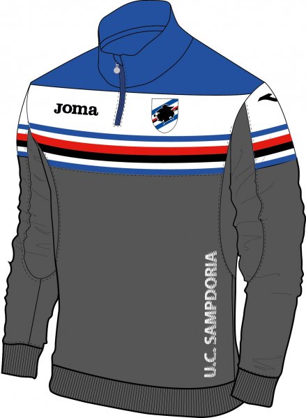 TRAINING SWEATHSIRT SAMPDORIA GREY
