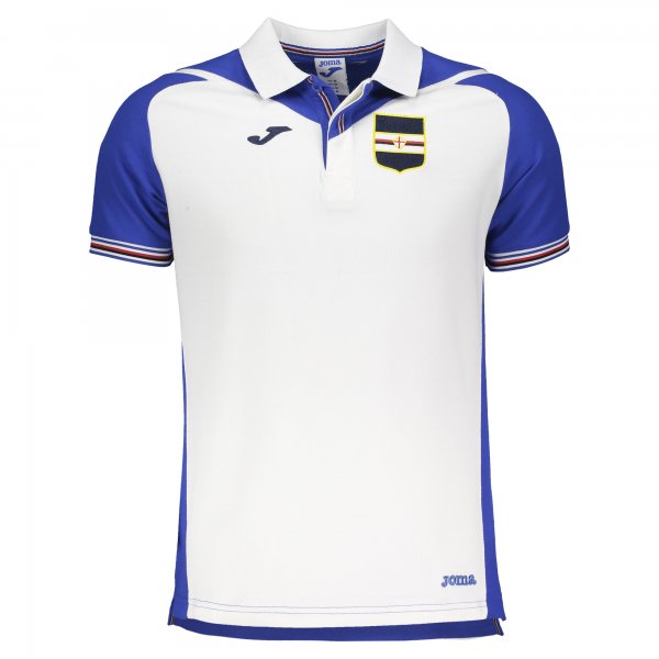 TRAVEL POLO SAMPDORIA WHITE S/S