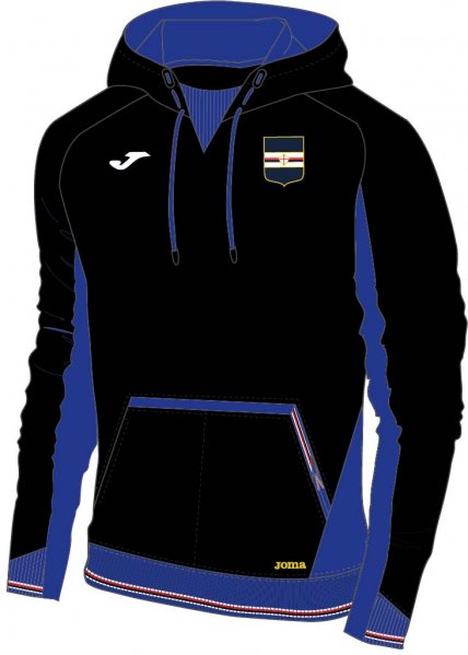 TRAVEL HOODIE SAMPDORIA BLACK
