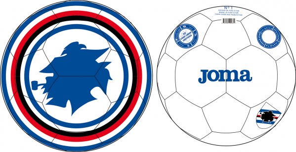 BALL SAMPDORIA T1 WHITE-BLUE