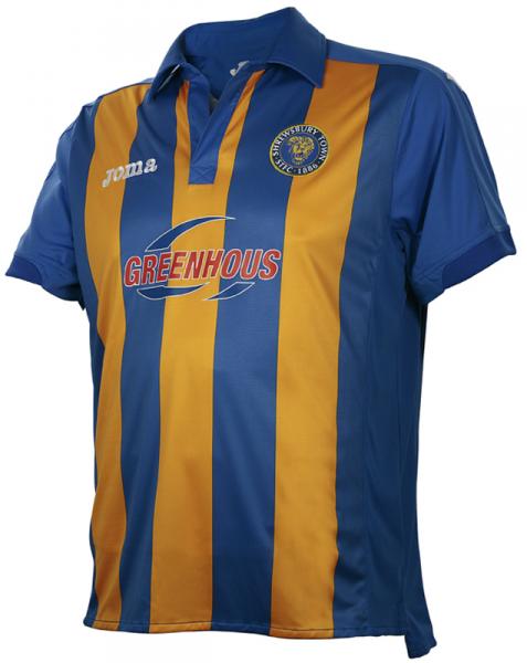 SHREWSBURY TOWN HOME SHIRT S/S ROYAL-GOLD