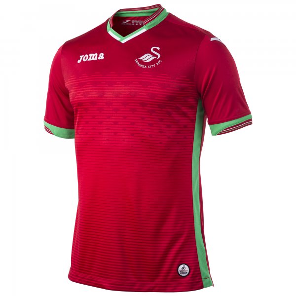 2ND T-SHIRT SWANSEA RED S/S