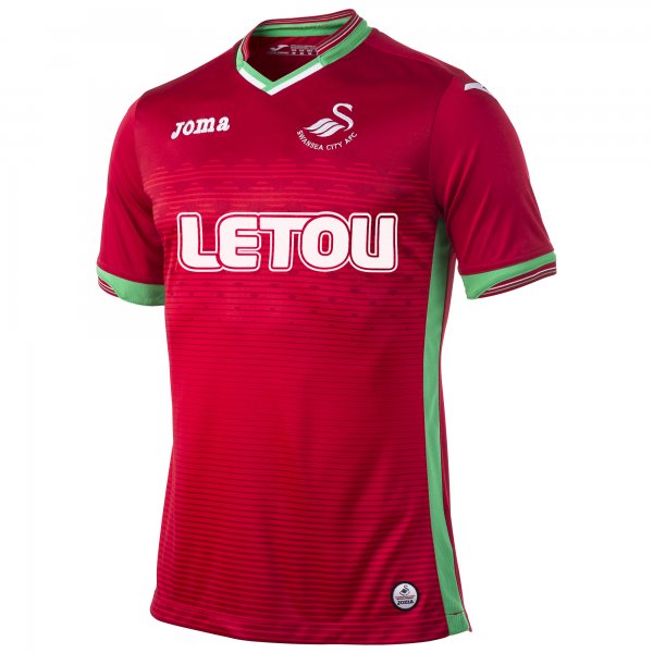 2ND T-SHIRT SWANSEA RED S/S R.