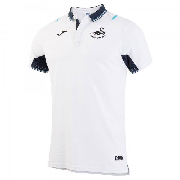 TRAVEL POLO SWANSEA WHITE-NAVY