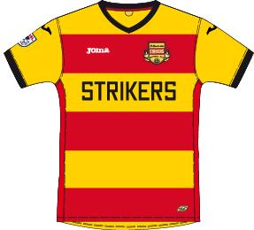 STRIKERS HOME RED-YELLOW S/S T-SHIRT