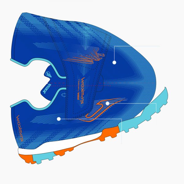 SUPERCOPA JR 2604 ROYAL BLUE TURF