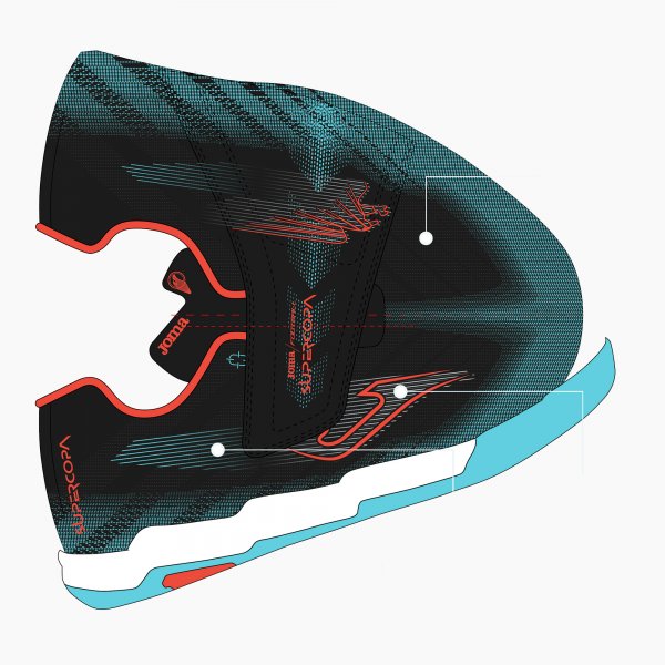 SUPERCOPA JR 2631 BLACK INDOOR