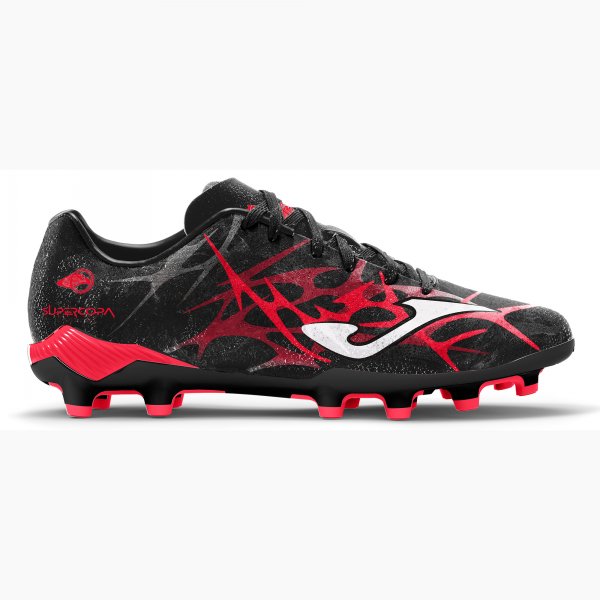 SUPER COPA 2531 BLACK RED FIRM GROUND