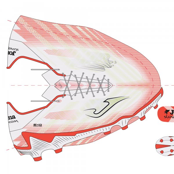 SUPER COPA 2632 WHITE FIRM GROUND
