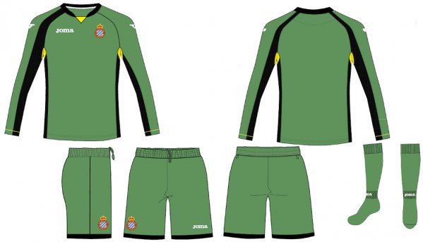 GOALKEEER SET ESPANYOL GREEN L/S