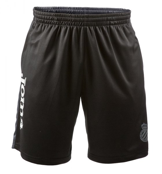 BERMUDA TRAINING ESPANYOL BLACK -WITH POCKETS-