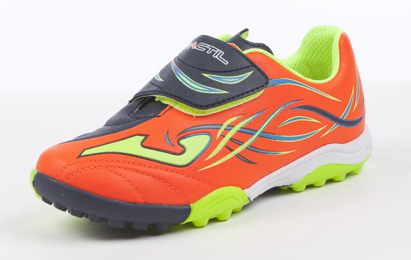 TACTIL JR 603 NAVY-ORANGE TURF