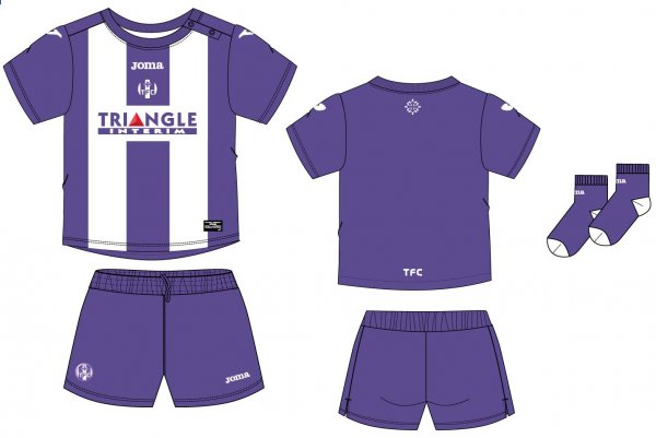 HOME MINIKIT TOULOUSE PURPLE S/S -NO SPONSOR-