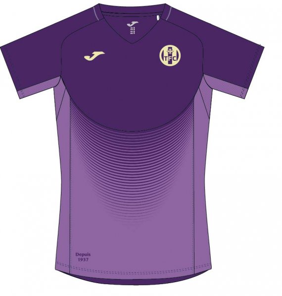 TRAINING T-SHIRT TOULOUSE PURPLE S/S