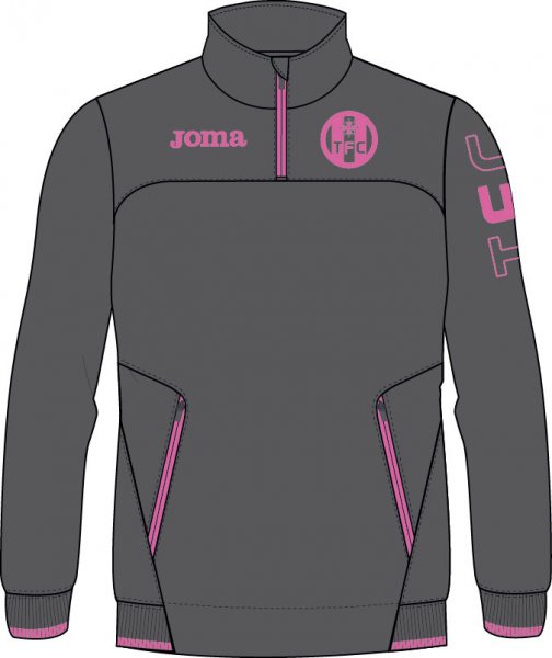 TRAINING SWEATSHIRT TOULOUSE GREY HALF ZIPPER