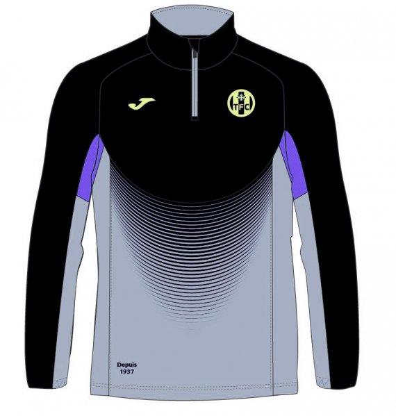 TRAINING SWEATSHIRT TOULOUSE GREY-BLACK