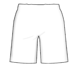 2ND SHORTS ATALANTA WHITE DEA