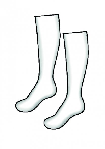 GOALKEEPER  SOCKS ATALANTA RED