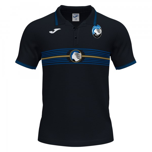 FREE TIME POLO SHIRT ATALANTA BLACK S/S