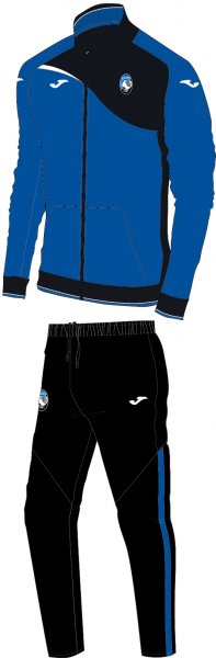 HOTEL TRACKSUIT COTTON ATALANTA BLUE-BLACK