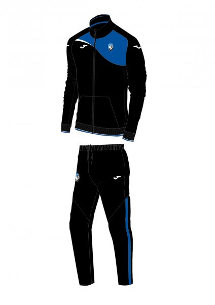 HOTEL TRACKSUIT COTTON ATALANTA BLACK-BLUE